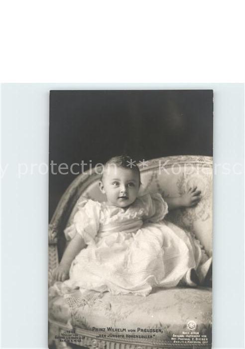 Adel Preussen Prinz Wilhelm Foto-NPG-E.-Bieber