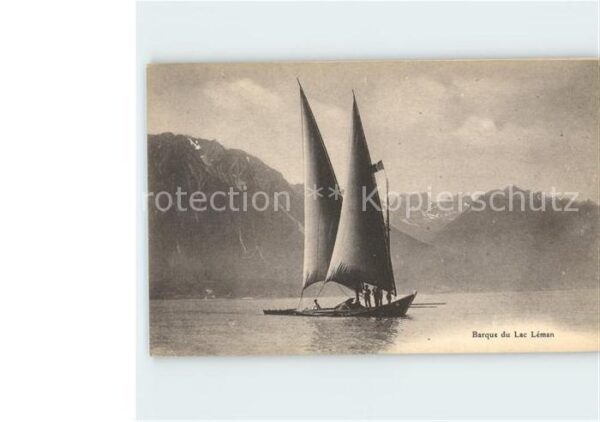 Segelboote Barque Lac Leman