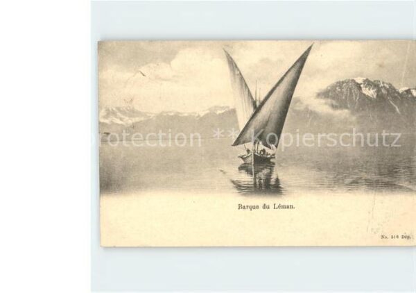 Segelboote Barque du Leman