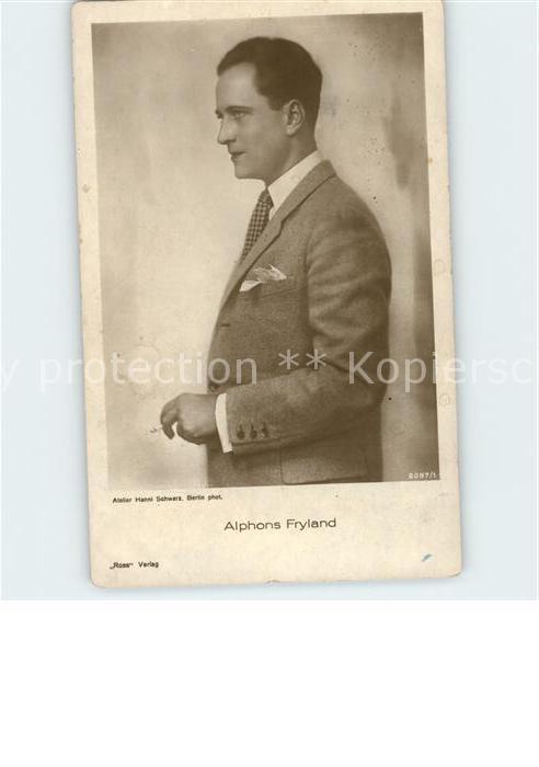 Verlag Ross Nr. 2097/1 Alphons Fryland