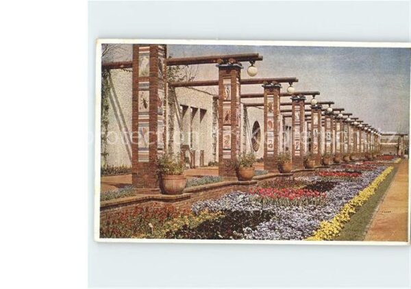 Landesgartenschau Reichsgartenschau Essen 1937 Pergola Ke
