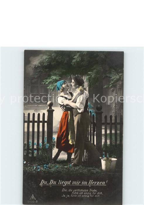 Foto PH Nr. 5439-3 Du Du liegst mir im Herzen Paar