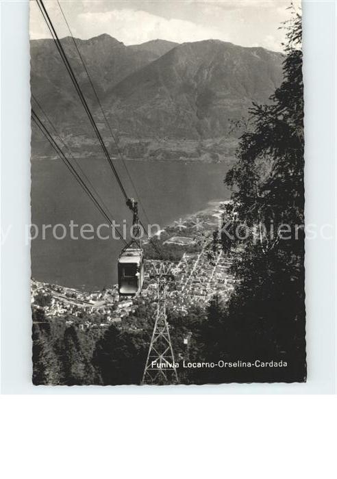 Seilbahn Funivia Locarno-Orselina-Cardada