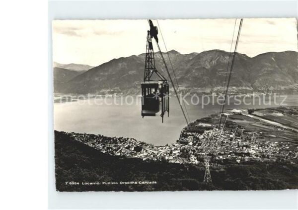 Seilbahn Locarno Funivia Orselina-Cardada