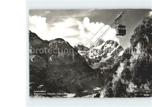 Seilbahn Wasserauen-Ebenalp Seealpsee-Meglisalp