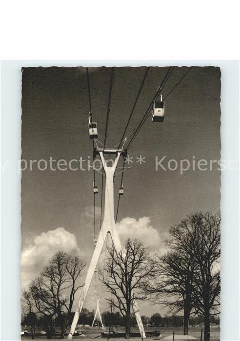 Seilbahn Rheinseilbahn Köln am Rhein