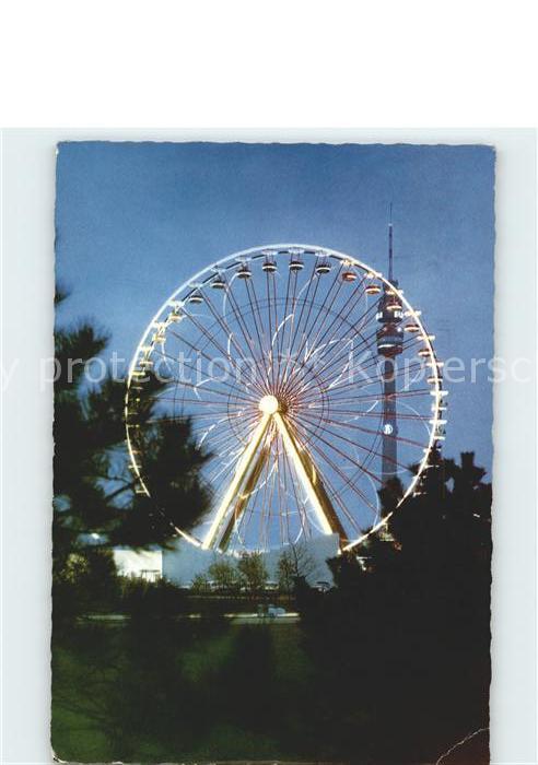 Bundesgartenschau Euroflor Dortmund 1969 Riesenrad Fernme