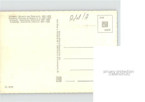 Adel Oesterreich Kaiserin Elisabeth – Bild 2