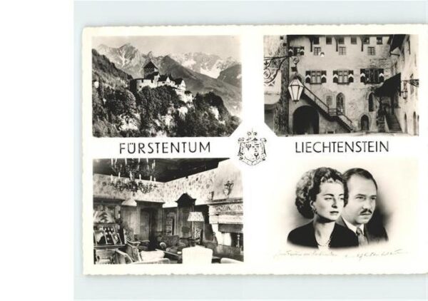 Adel Liechtenstein Fürst Franz Josef II Fürstin Cina Schlo