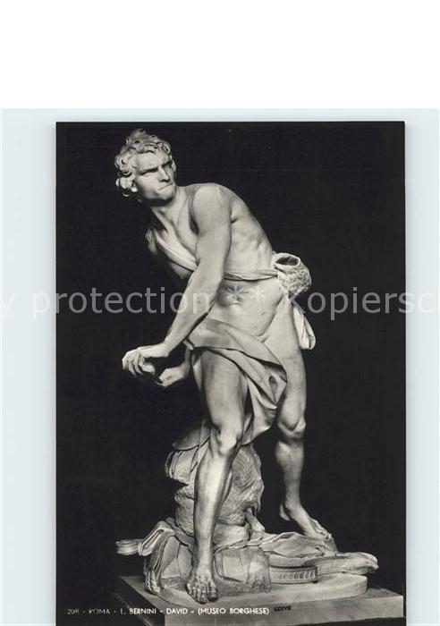 Skulpturen David L. Bernini Museo Borghese Roma