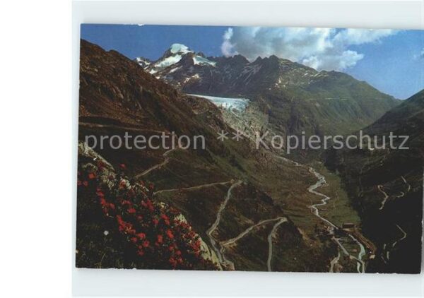 Gletscher Rhongletscher Furkapass Grimselpass Gal