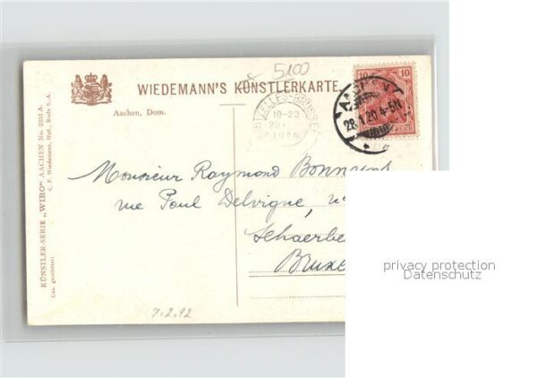 Verlag Wiedemann WIRO Nr. 2331 A Aachen Dom – Bild 2