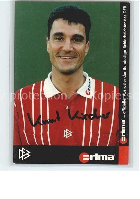 Fussball Schiedsrichter Knut Kircher Autogramm