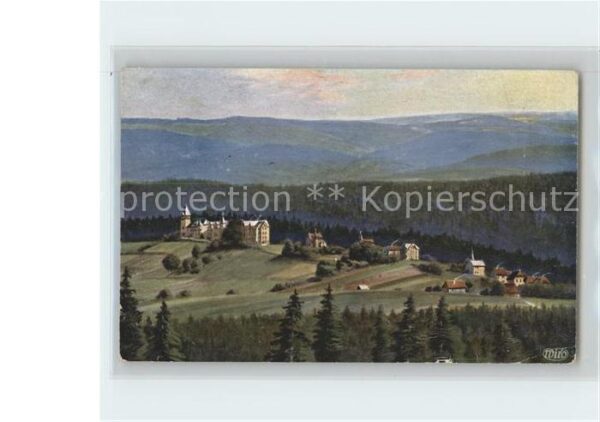 Verlag WIRO Wiedemann Nr. 3484 A Finsterbergen Thüringerwald Kurh