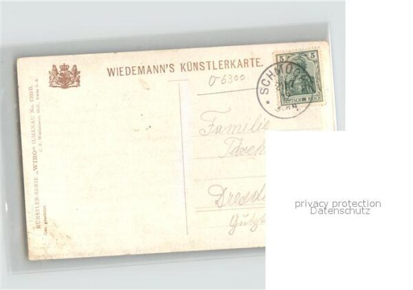 Verlag WIRO Wiedemann Nr. 1703 B Ilmenau Goethehäuschen – Bild 2