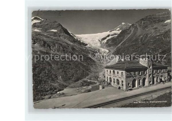 Gletscher Palügletscher Alp Grüm