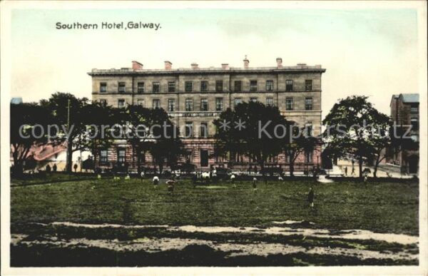 Galway Irland Southern Hotel Milton Post Card