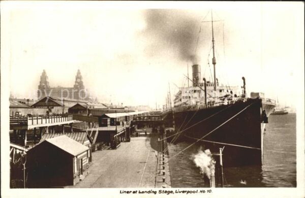 Dampfer Oceanliner Landing Stage Liverpool