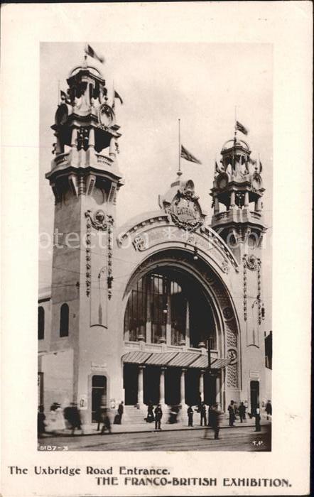 Exhibition Franco-British London 1908 Uxbridge Road Entrance