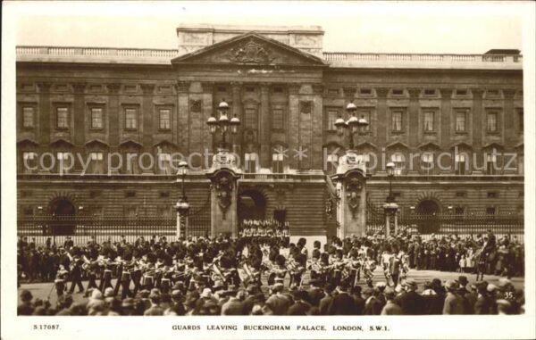Leibgarde Wache Buckingham Palace London