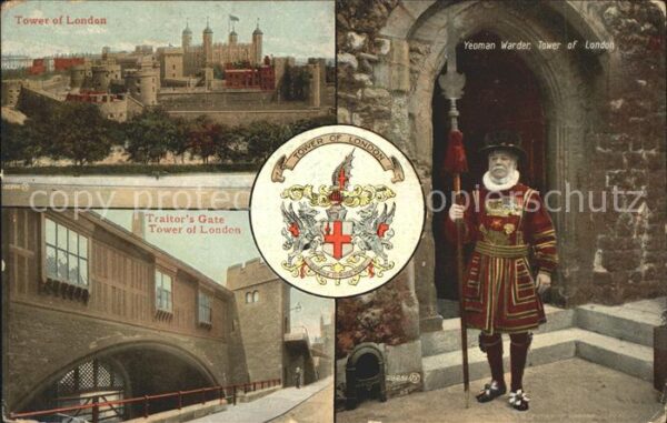 Leibgarde Wache Yeoman Warder Tower of London Traitor's