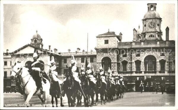 Leibgarde Wache Queens Guard Whitehall London