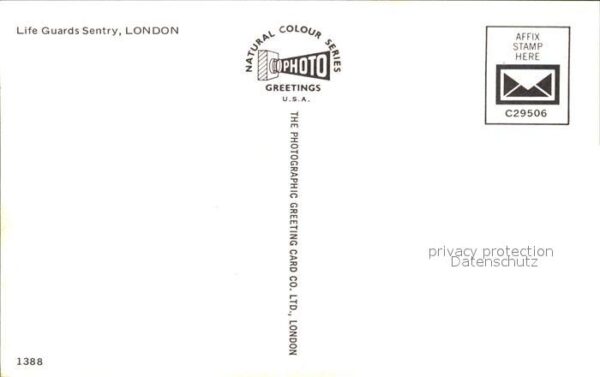 Leibgarde Wache Life Guards Sentry London – Bild 2
