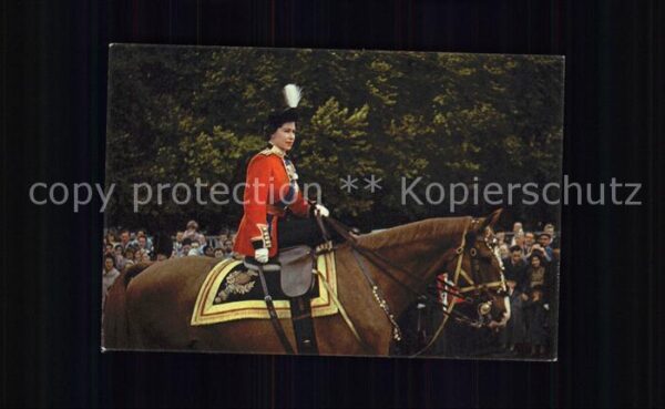 Adel England Queen Elizabeth II. Trooping the Colour