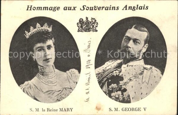 Adel England George V. Reine Mary