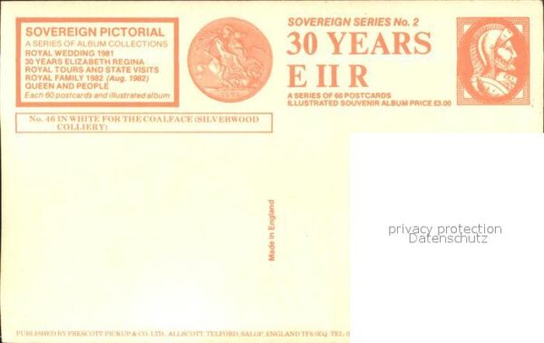 Adel England Queen Elizabeth II Coalface Silverwood – Bild 2