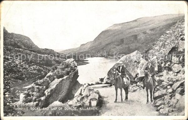 Killarney Kerry Turnpike Rocks and Gap of Dunloe Horses