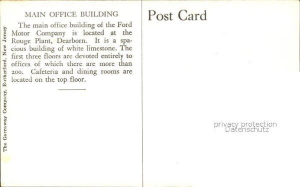 Dearborn Michigan General Offices Ford Motor Company – Bild 2