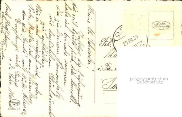 Namenstag Namenskarte Rosen Vase Verlag-Amag-Nr. 66545/3 – Bild 2