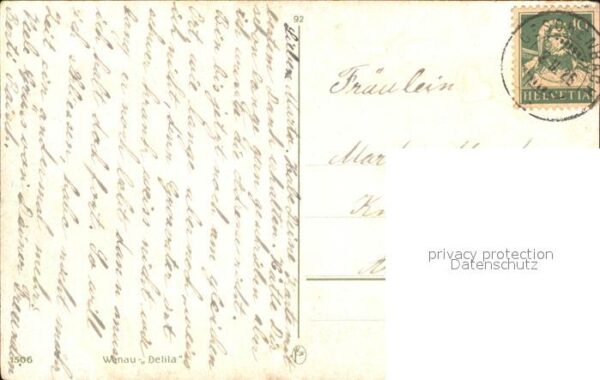 Verlag Wenau Delila Nr. 1506 Anemonen Vase – Bild 2