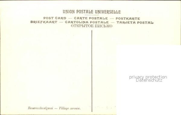 Kuenstlerkarte Adrien Brouwer Orgie Villageoise Nr. 29 – Bild 2
