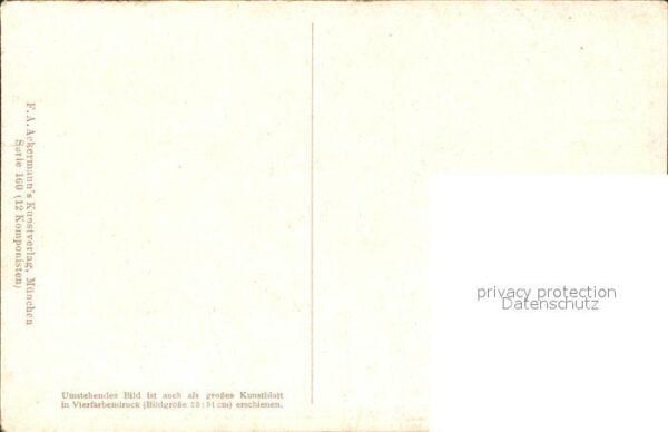 Wagner Richard Komponist Künstler H. Torggler Verlag-F.-A.-Acker – Bild 2
