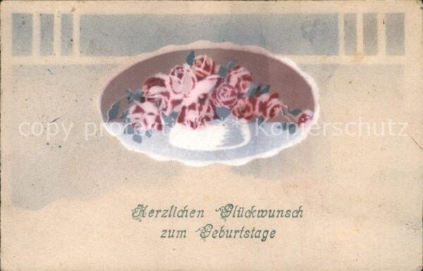 Rosen Glückwunsch Geburtstag