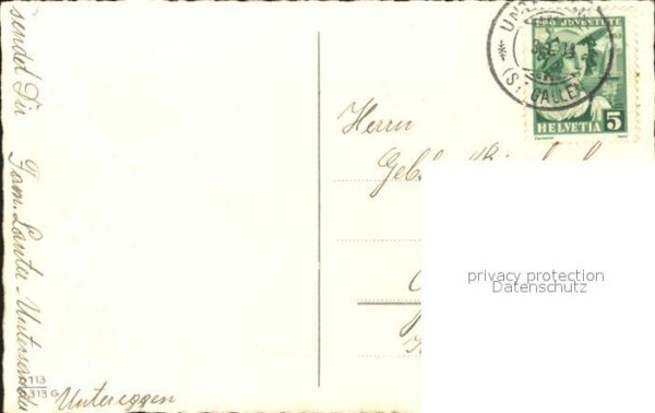 Tannenzapfen Glückwunsch Neujahr Litho – Bild 2