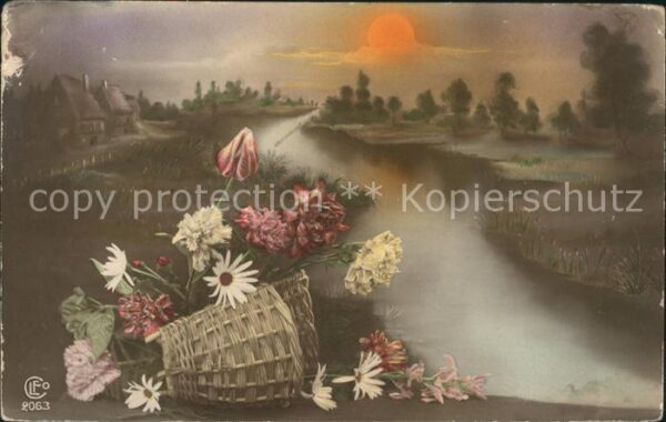 Blumen Nelken Margeriten Tulpe Verlag-Clfo-Nr.