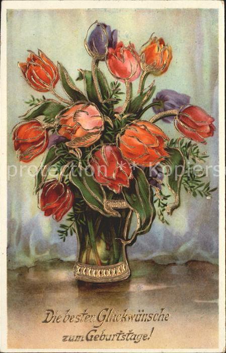 Geburtstag Tulpen