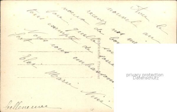 Verlag DIX Paris Nr. 2658 Veilchen Neujahr – Bild 2