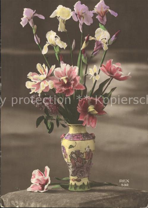 Foto REX Nr. 532 Blumen Vase