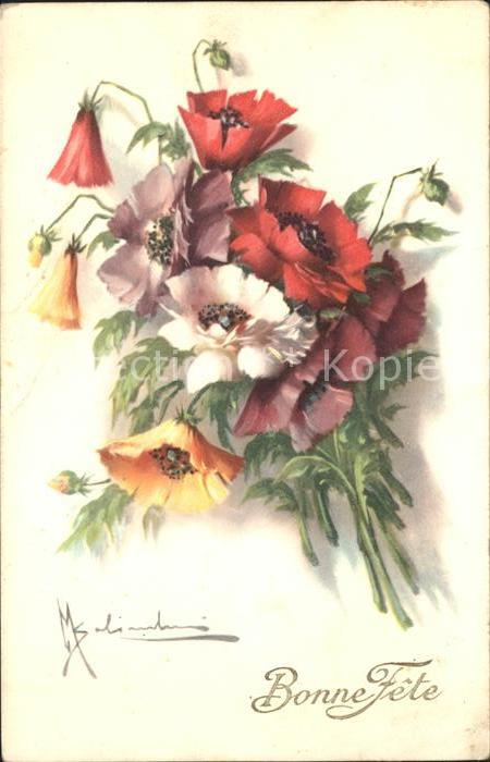 Blumen Anemonen Bonne Fete