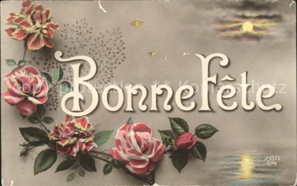 Rosen Bonne Fete Verlag-ZED-Nr. 574