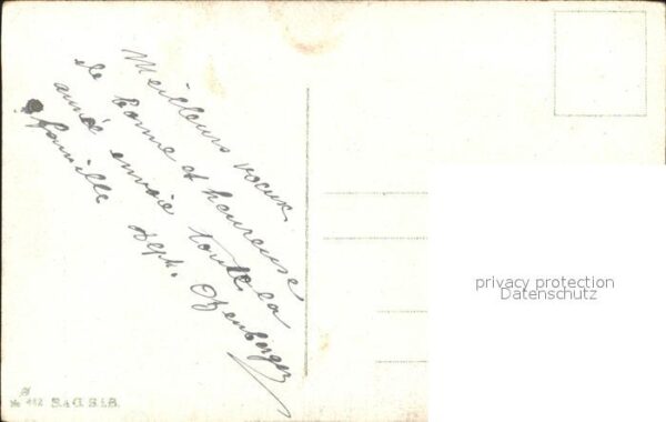 Neujahr Veilchen Litho – Bild 2