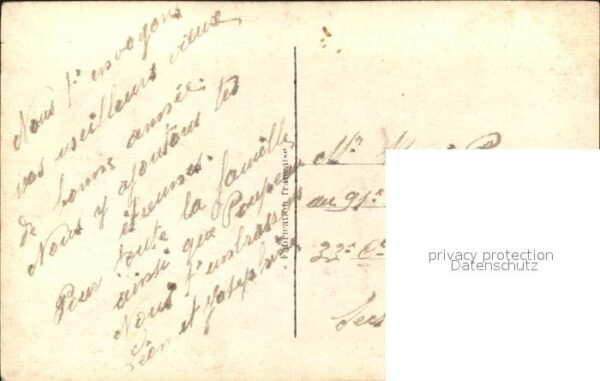 Verlag DIX Paris Nr. 1064/5 Neujahr Rosen Stiefmütterchen – Bild 2
