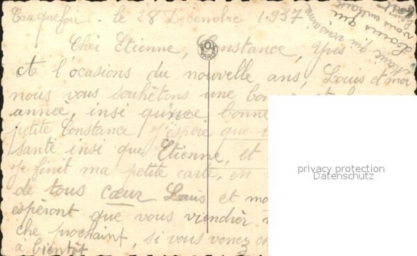 Verlag FOX Paris Nr. 5081 Neujahr Buch Stiefmütterchen Stech – Bild 2