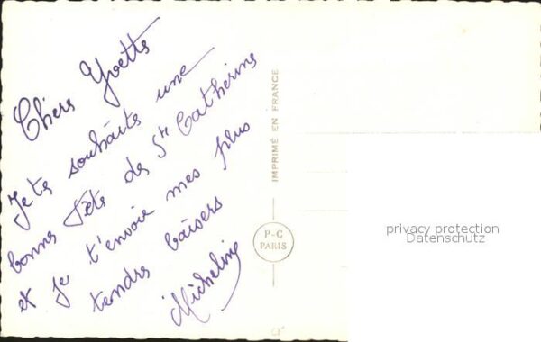Verlag PC Paris Nr. 5734 Nelken Margeriten St. Catherine – Bild 2