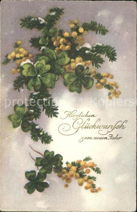 Neujahr Kleeblätter Verlag-EAS-Nr. 1731
