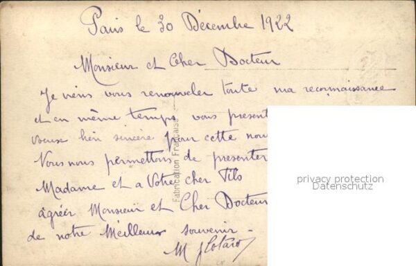 Neujahr Rosen Mistel Brief – Bild 2